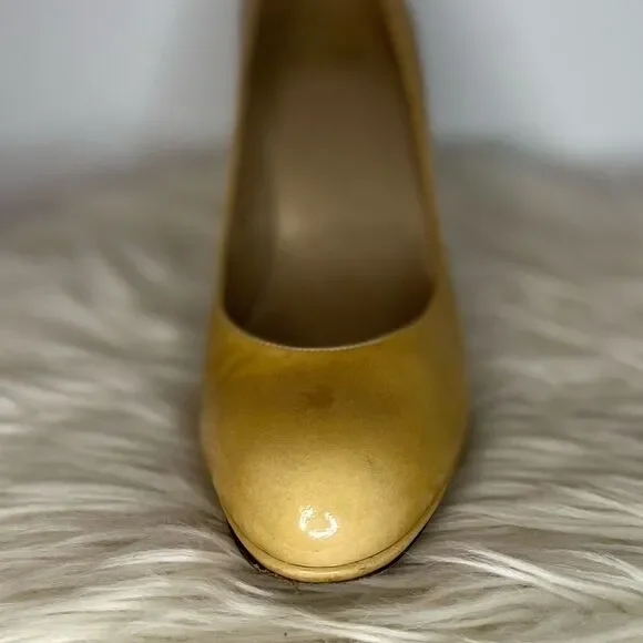 Stuart Weitzman Yellow Patent Leather Pumps​​​ - Picture 9 of 16